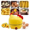 Home Kitchen Cooking Tool 7-Egg Capacity Egg Cooker Chicken Shaped Egg Boiler Eggs Steamer Appliance Utensil 4