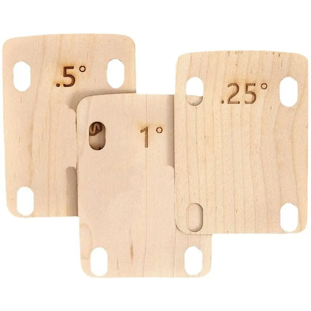 Cales JENeck électriques en bois, plaque d'érable résistante, pièce de rechange, accessoires JENeck, 0.25, 0.5, 1, 3 pièces