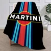 Sport Car R-Racing Blanket Plush Nap Sofa rug for M-Martini Living Room Warm Office Bedroom Birthday Home Travel Kid Gifts 3