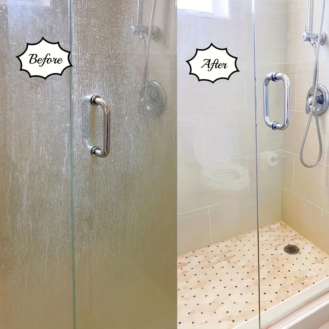 Glass Cleaner Bathroom Hard Water Spot Remover For Shower Door Ceramic Tiles Stainless Steel Descale JB-XPCS H71