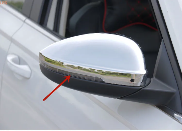 

For Volkswagen Lavida 2018-2019 High-quality ABS Chrome rearview mirror decoration cover anti-rub protection car accessories