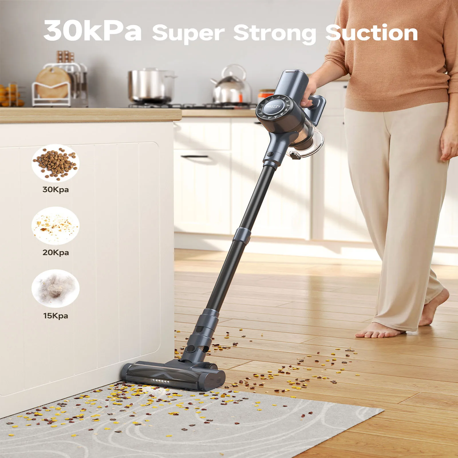 Robot Vacuum Cleaner SL60D Lubluelu Aspirateur Sans Fil 23 KPa