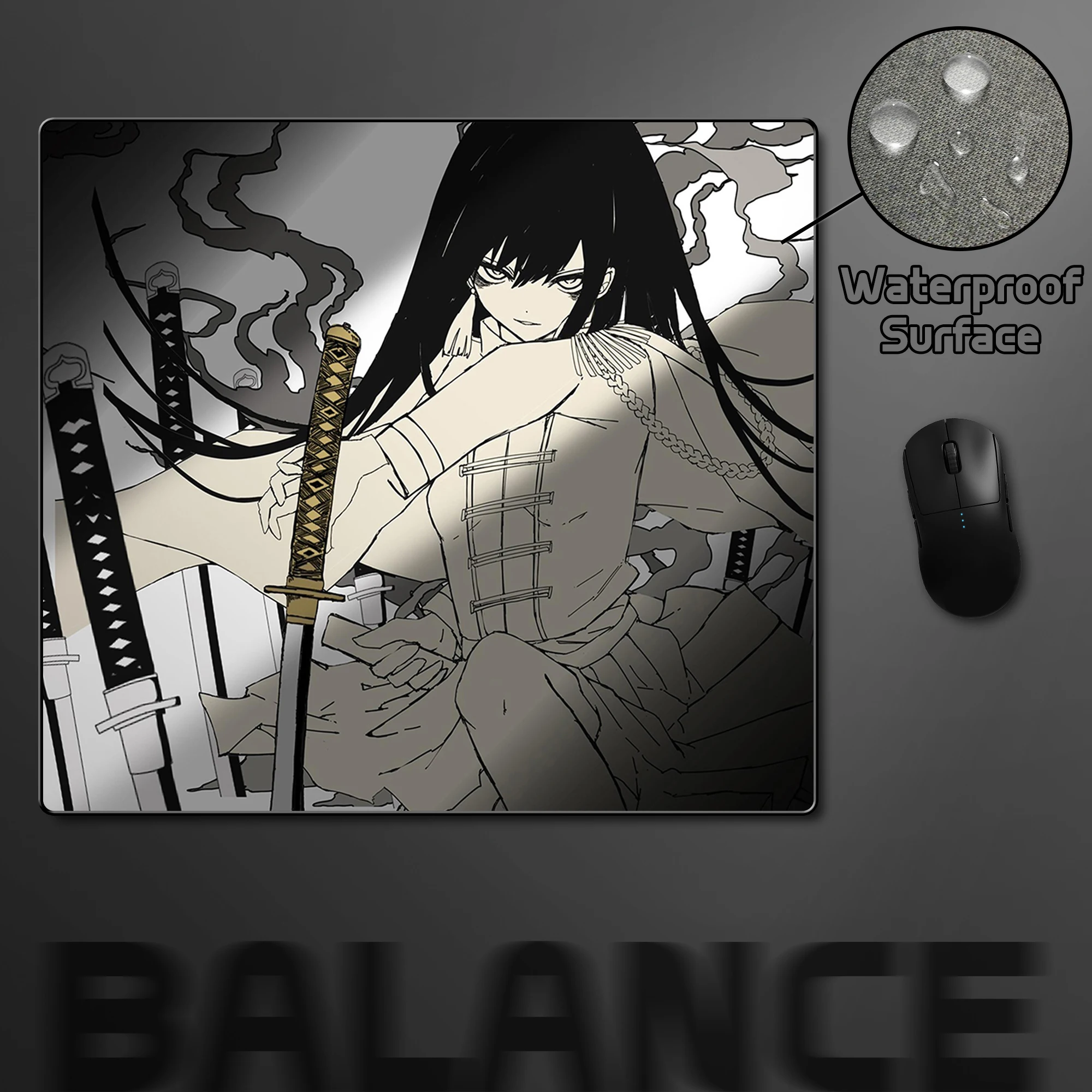 Abyss Gaming X WaShiYa The Final Chapter Kensuka Mousepad Waterproof  Surface E-Sports Gaming Mouse Pad Balance Game Mouse Mat - AliExpress