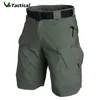 Men Urban Military Tactical Shorts Outdoor Waterproof Wear Resistant Cargo Shorts Quick Dry Multi pocket Plus Size Hiking Pants 2