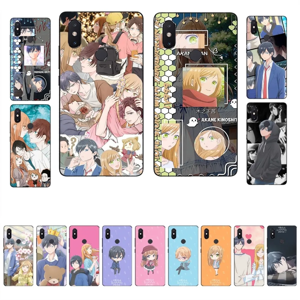 

Anime My Love Story Yamada kun Lv999 Phone Case For Xiaomi Mi 5X 8 9 10 11 12 lite pro 10T PocoX3pro PocoM3 Note 10 pro lite