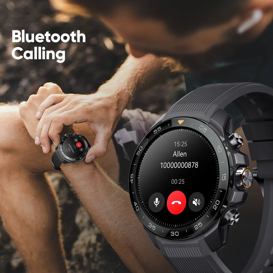 Mibro Smart Watch GS Pro (zwart) - 1,4 inch Amoled-display, Bluetooth-bellen, 20 dagen batterijduur, 5ATM waterdicht, GPS-positionering, 105 sportmodi, hartslagmeting, sportieve stijlband Mibro Smart Watch GS Pro (zwart) - 1,4 inch Amoled-display, Bluetooth-bellen, 20 dagen batterijduur, 5ATM waterdicht, GPS-positionering, 105 sportmodi, hartslagmeting, sportieve stijlband