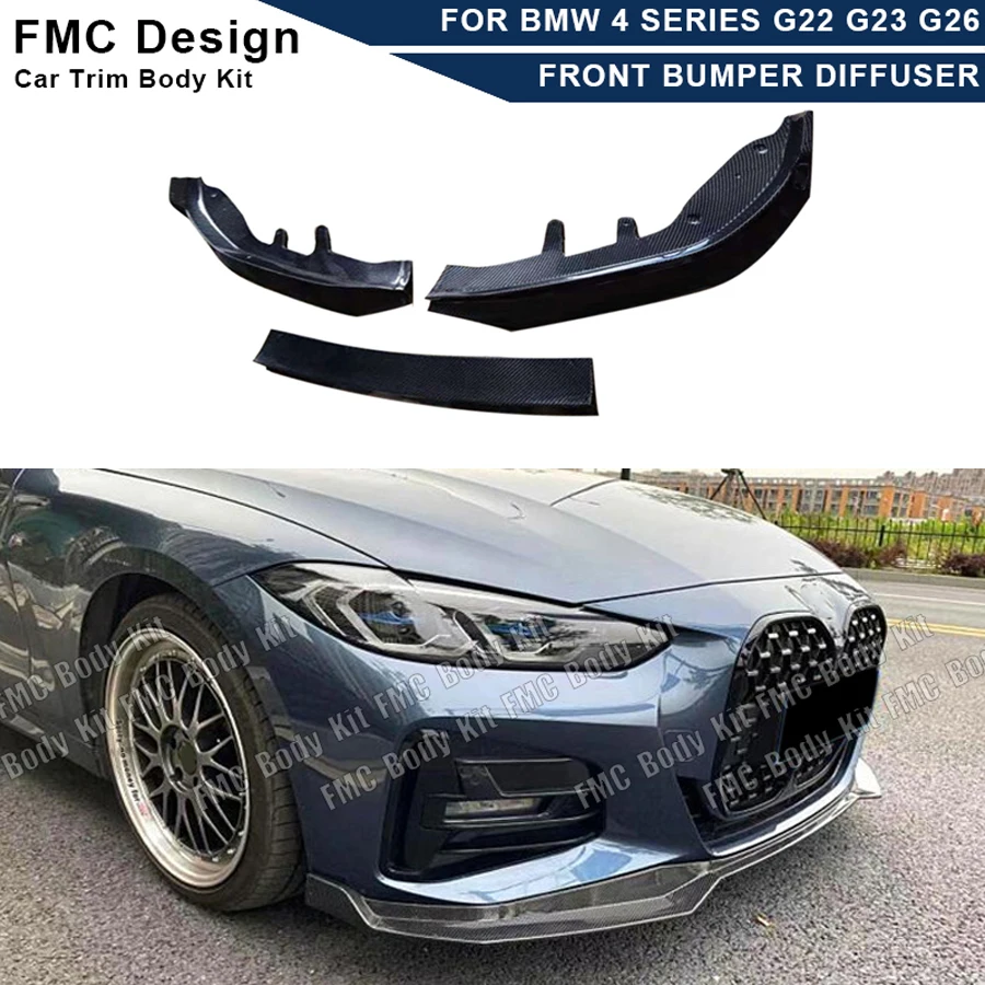 For 2020-2022 BMW 4-Series G22 G23 Matt Black Front Bumper Body