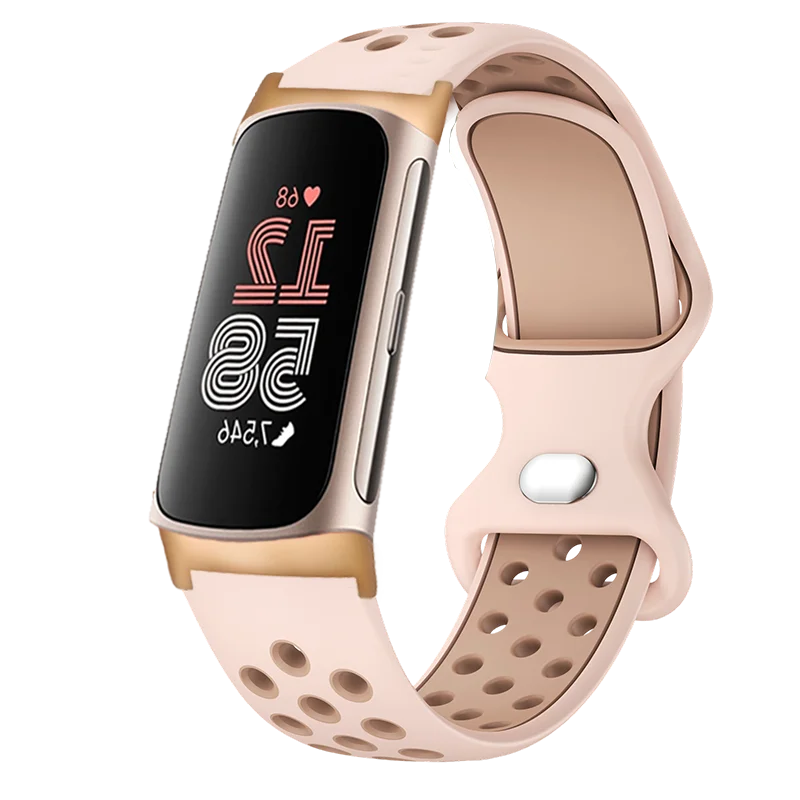 Breathable Quick-Dry Silicone Sport Wristband with Round Hole Strap Design