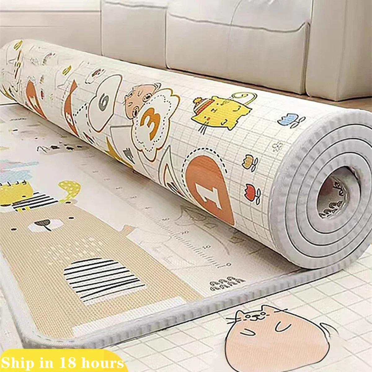 Baby Activities Crawling Play Mats Multiple size options Non-toxic Thick  Activity Gym Room Game Mat for Children's Safety Rug