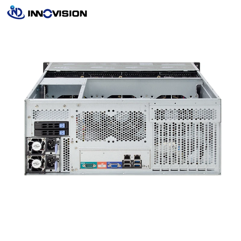 4U 19inch 560MM Deepth Rack Mount Hot-swap Chassis 24HDD 24Bays NVR IPFS Cloud Storage IPC Server Case Support ATX Power Supply