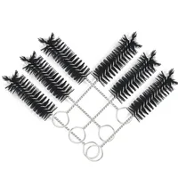 5pcs Durable 5cm Wire Tube Brush Metal Handle Steel Wire Soft Cleaning Brush Glass Hand Tool 2