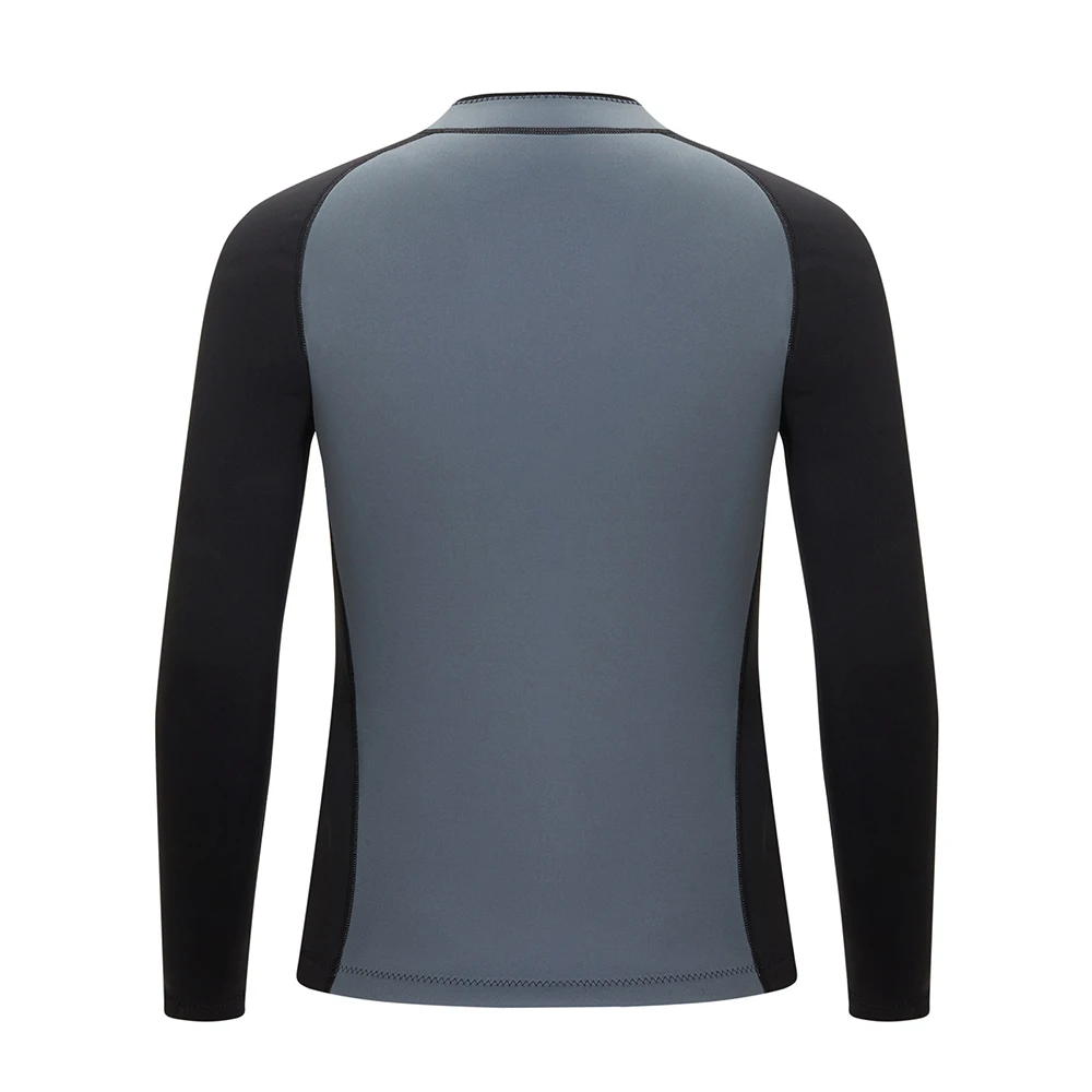 Diving Suits 2mm Neoprene Men's Split Long Sleeve Surf Snorkel Top Jacket