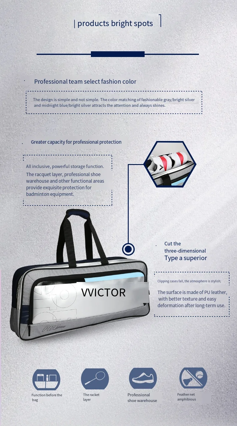 Buy VICTOR Professional Badminton Travel Bag BR-3505 Online at Low Prices  in India - Amazon.in