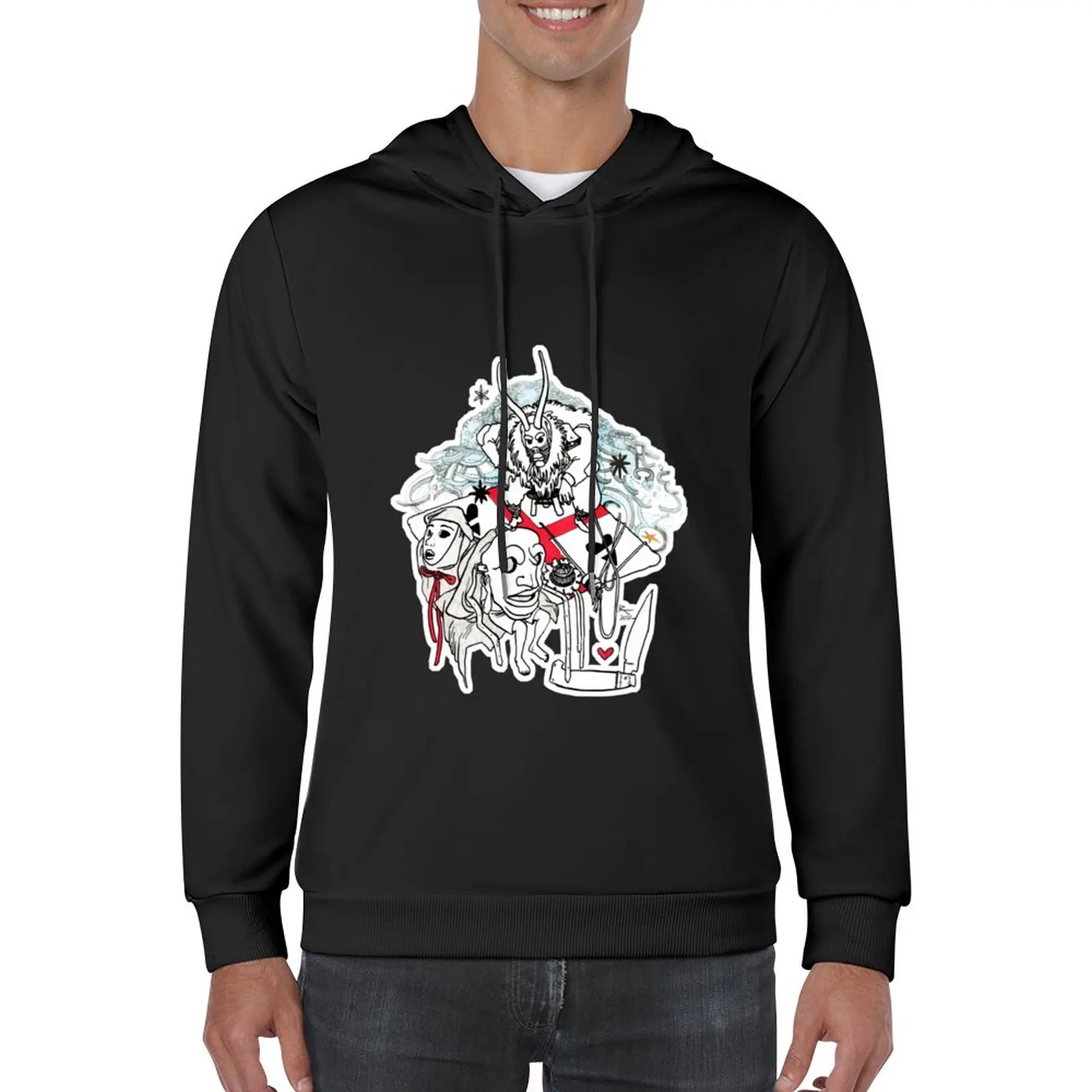 

New Sardinian folk Pullover Hoodie men clothing men wear men's sweat-shirt hoodies for men high quality