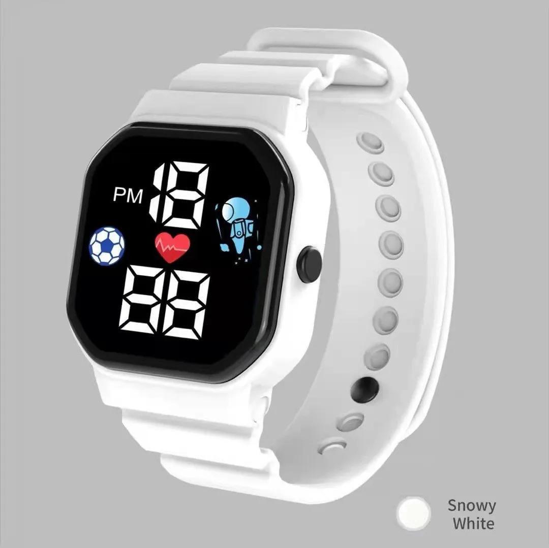 2022 Fashion LED Digital Watches Men Female Clock HD Square Dial Electronic Wrist watch For Women Kids Watches Relogio Feminino 