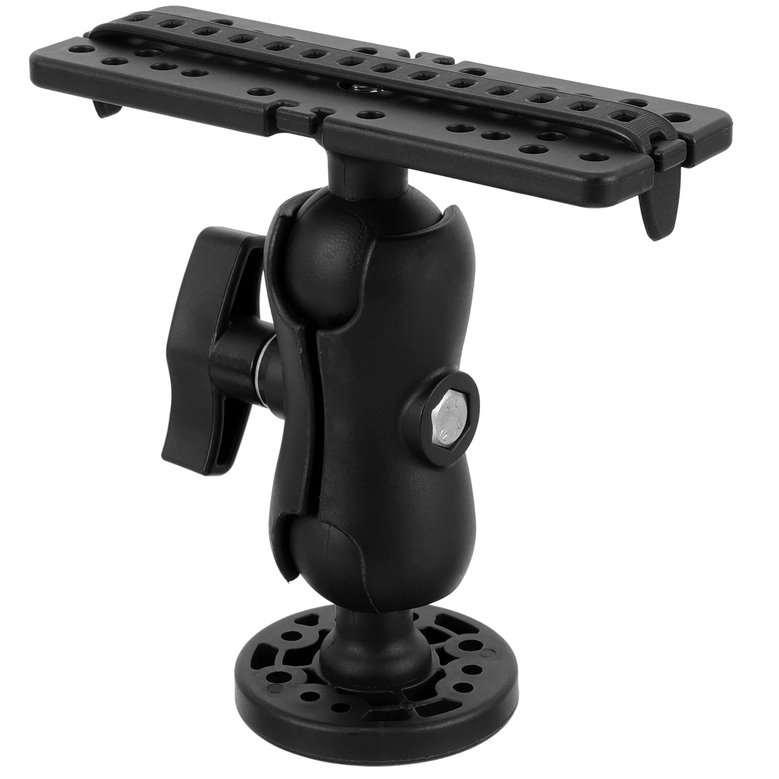 Durable Kayak Mount Nylon Marine Fishfinder Ball-Mount Bracket Holder Kayak Rack for Fishing Boat Canoeing Fish round base plate desktop suspension mic rack boom scissor arm mount for blue yeti nano usb microphone stand holder bracket