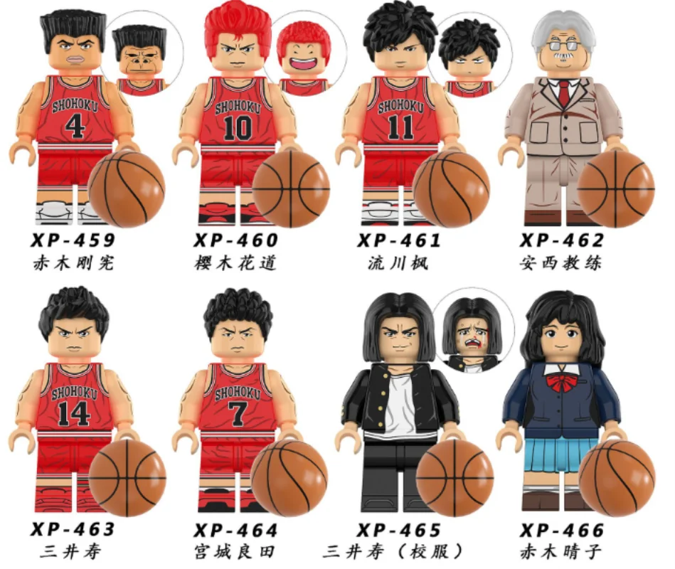 

Фигурки из аниме «строительные блоки» для детей, 4 см