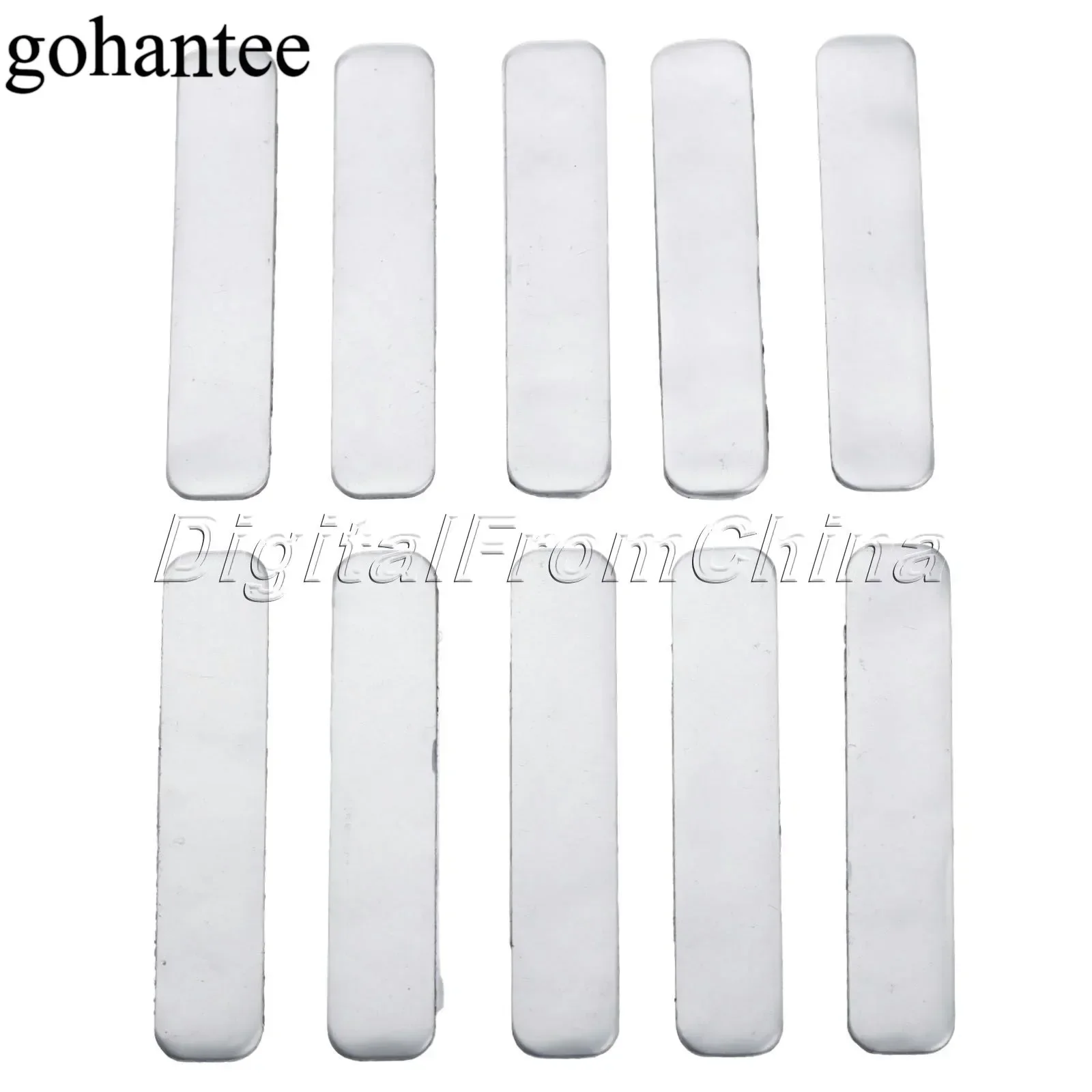 gohantee 10 Pcs Lead Tapes Add Weight For Golf Club Accessaries Tennis Racket Iron Putter Golf Training Aids Weighted Lead Tapes 2