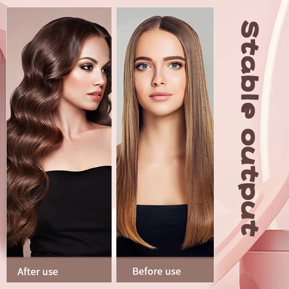 Automatic Electric Rotating Hair Curling Iron Hair Styling Tool_voghion.com