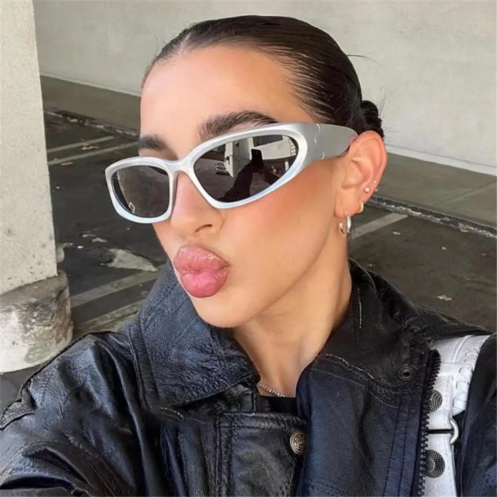 

UV400 Eyewear Punk Cycling Wrap Around Sunglasses Sports Sun Glasses Driver Glasses Shades