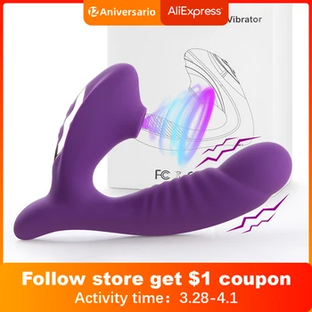Silicone Vagina Sucking Vibrators 10 Speed Vibrating Oral Sex Clit Sucker Clitoris Stimulator Sex Toys for Woman Masturbation 1