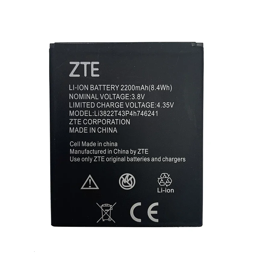 

100% Оригинальный аккумулятор 2200 мАч Li3822T43P4h746241 для ZTE Blade L4 Pro A475 A465 A315 TWM, удивительные аккумуляторы X3s