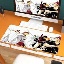 Anime Bleach Speed Locking Edge Large Natural Rubber Mouse Pad Waterproof Game Desk Mousepad Keyboard Mat For Warcraft Dota LOL