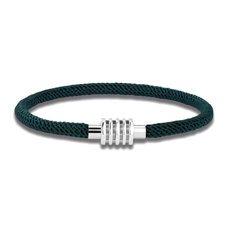 MKENDN Männer Frauen Edelstahl Magnetschnalle 100 % wasserdicht Schnur Seil Wickelarmband Unisex handgefertigtes Surfer Strand Armband – Detail 10
