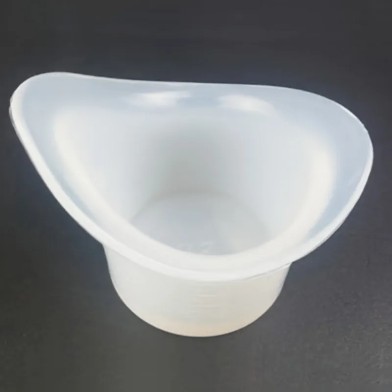 체중계 편안한 착용감의 실리콘 눈 세척 컵, 식품 등급 유기 실리콘, 안전하고 효과적인 눈 관리, 1 개, 2 개, 4 개