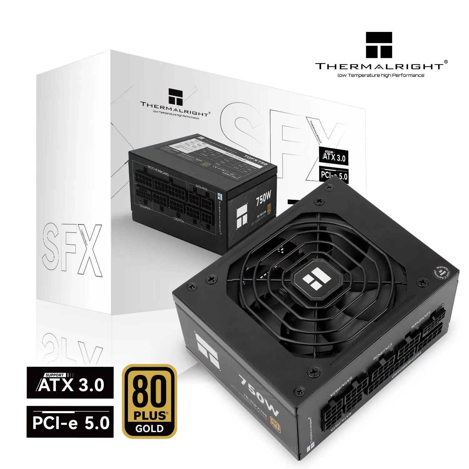 

Thermalright TR-TGFX750 SFX gold medal full module computer case power supply, support ATX3.0 /pcie5.0 (850 /750W)