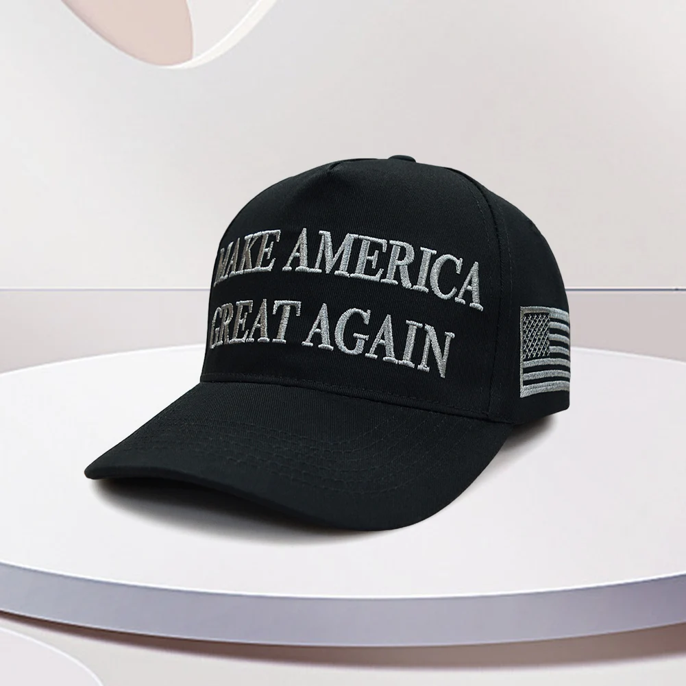 Baseball Cap Baseball Hats Baseball Caps Dark MAGA Hat Black MAGA Hat Trump Hats Never Surrender All Black 45/47th USA Embroidered Adjustable Musk's Baseball Cap