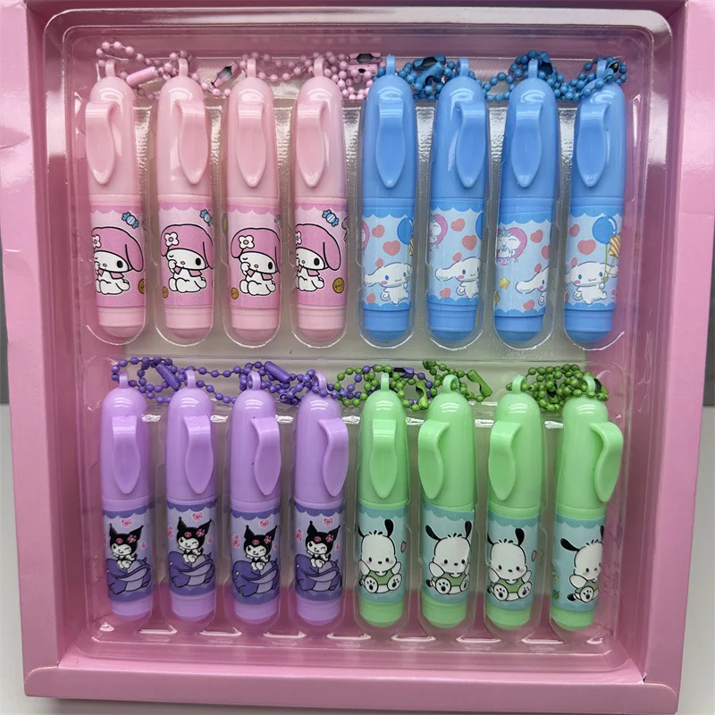 산리오 미니 도장 쿠로미 시나모롤 포차코, 마이 멜로디, 미니 펜던트, 학생 문구, 도매