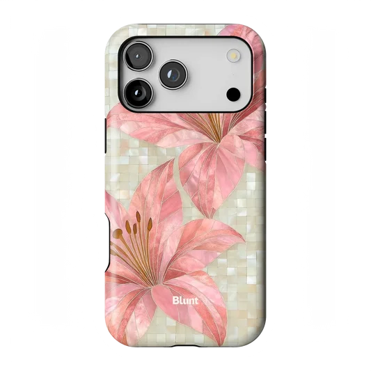 Luxury Blunt Color Blocking Design Phone Case with Double-Layer Back Cover