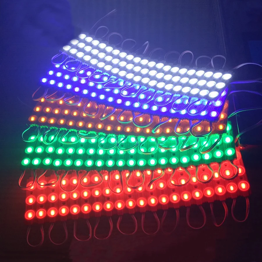200개 미니 SMD 2835 인젝션 12V LED 모듈 초고휘도 1.5W 모듈 160도 빔 각도 60*11mm