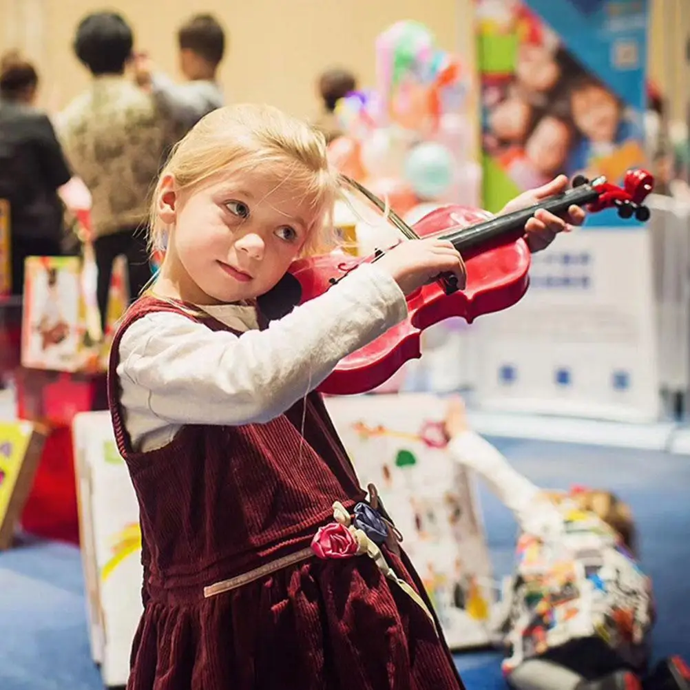Simulated Violin Kid Stage Performance Prop Plaything Musical Instrument Toy Early Educational Child