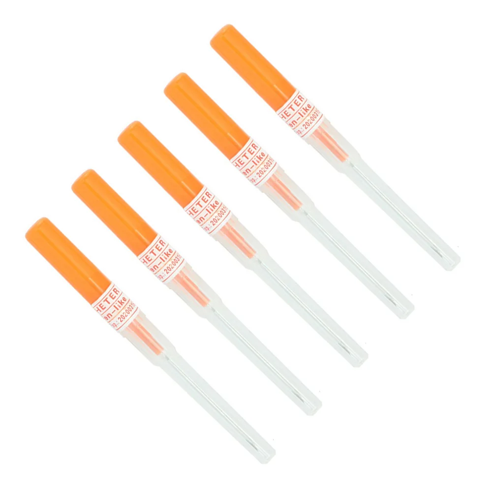 

5pcs Disposable Piercing Needles Simple Makeup Puncture Needle Body Perforator for Shop Hospital (14G)