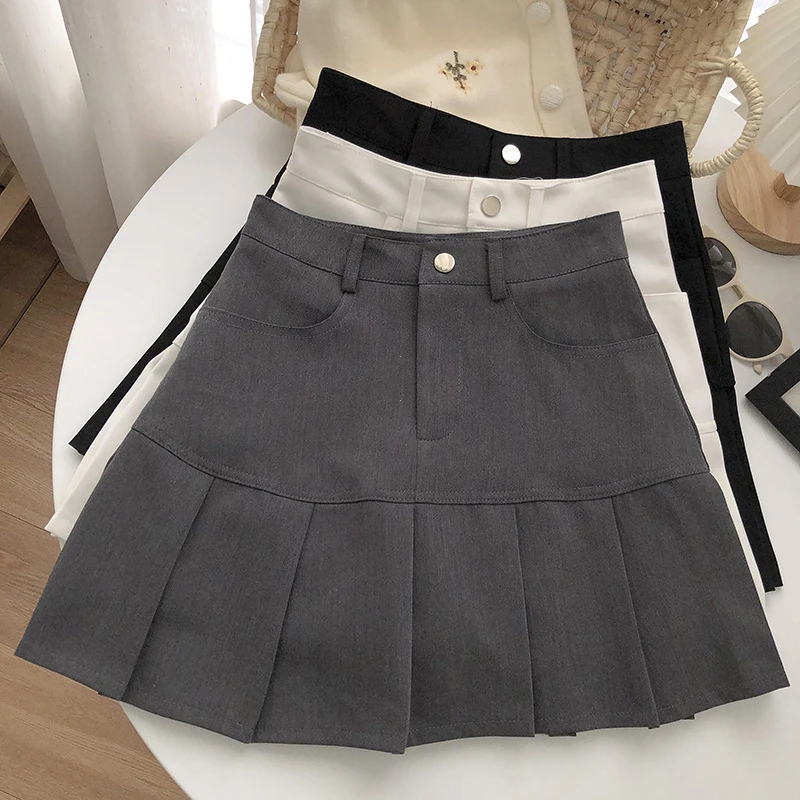 High Waist Pleated Skirt 1