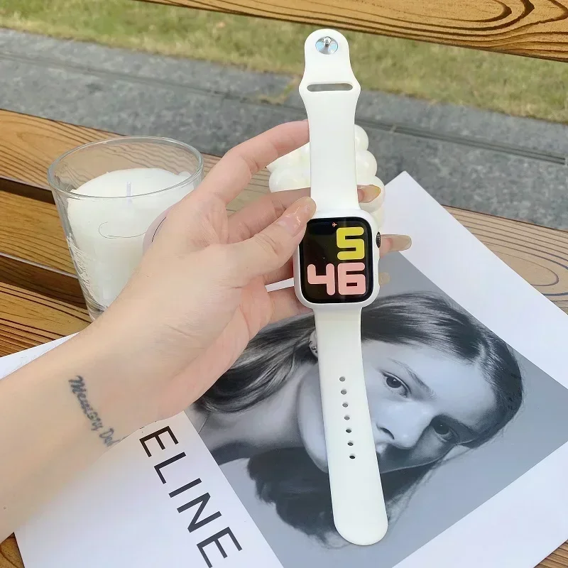 3er-Pack gehärtete Glasabdeckung für Apple Watch Displayschutzfolie 9 8 7 6 5 4 3 SE 40 mm 41 mm 46 mm 45 mm 10 42 mm 38 mm Zubehör – Detail 18