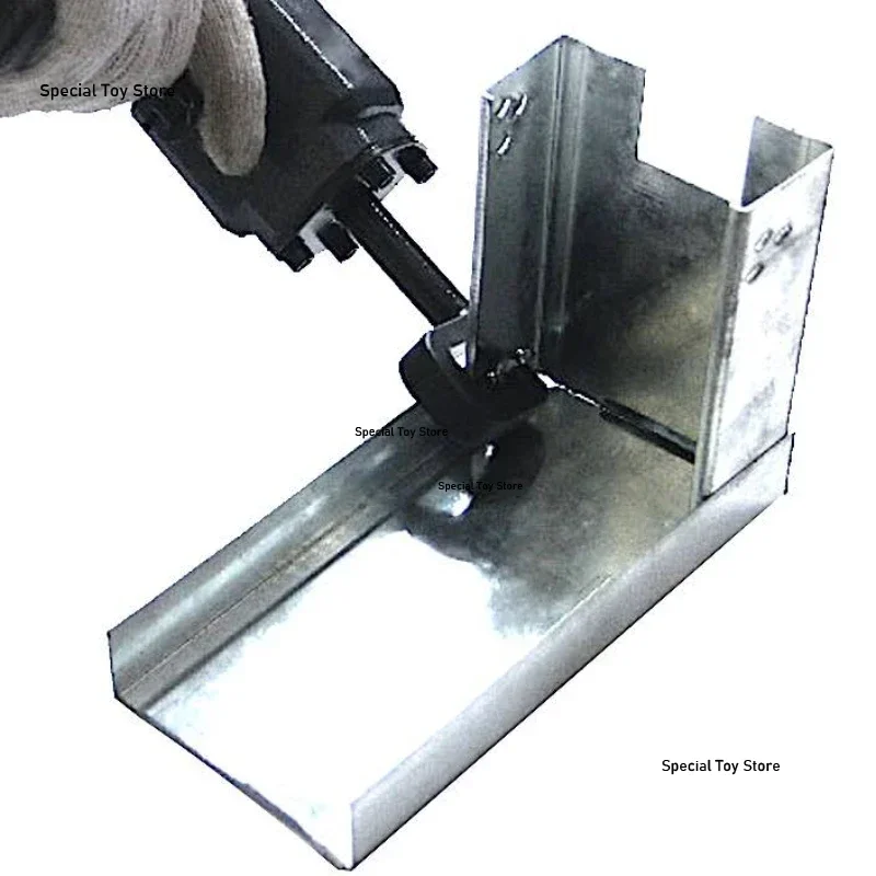 122V Pneumatic Metal Sheet Clinching Riveter Air Plier Punching Clamps Keel Clamper Cold Riveting Rivet Free Fastening Tools 4