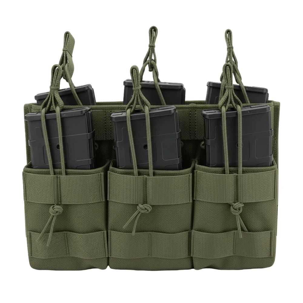 Taktische Magazintasche.223 5.56 Magazinhalter Offene Dreifach-Magazintasche Universelle Patronenhaltertasche für M4 M14 – Detail 9