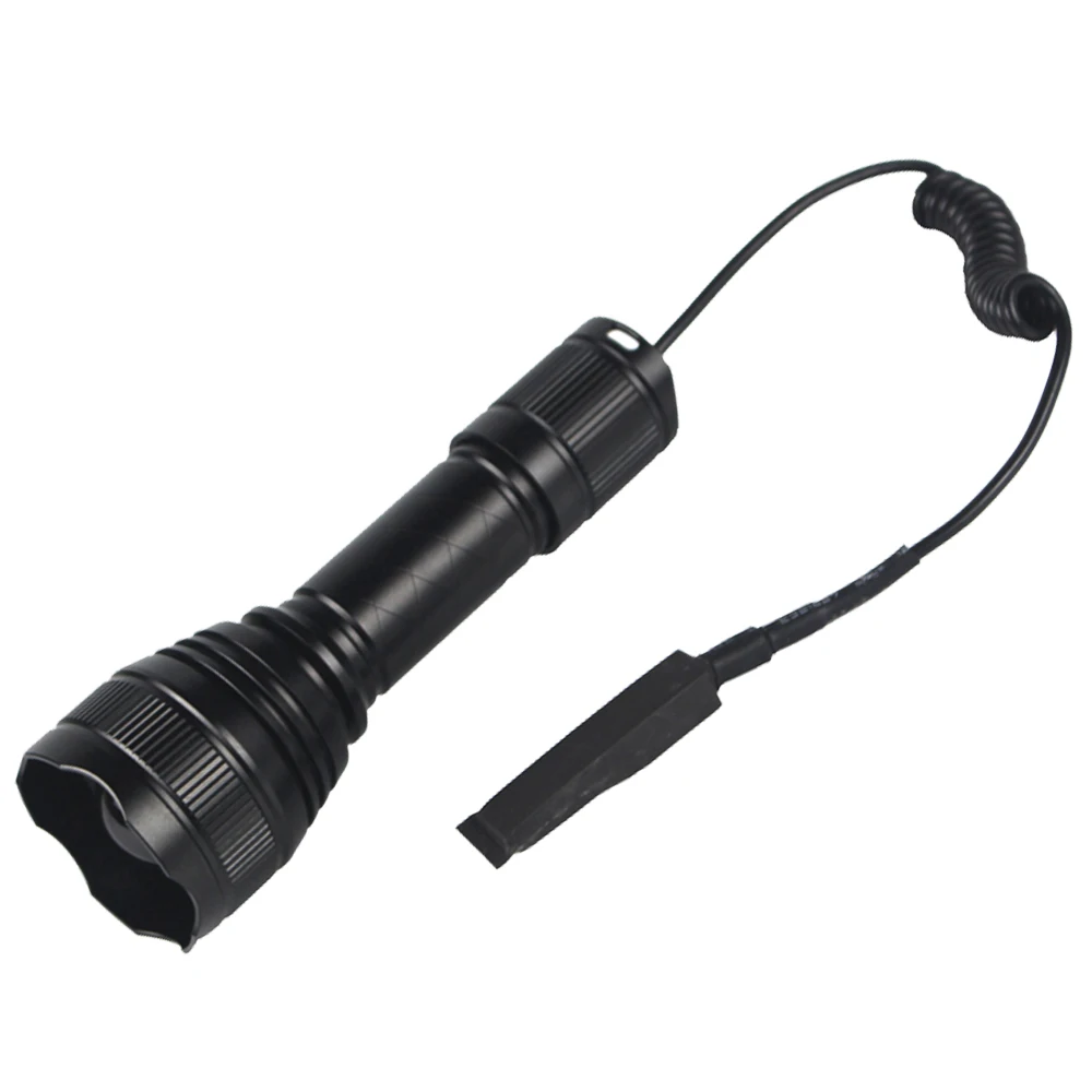 T21 IR 헌팅 적외선 손전등, 줌 가능 야간 투시경 토치, 18650, USB 충전기, 스위치, 마운트, 940nm, 850nm