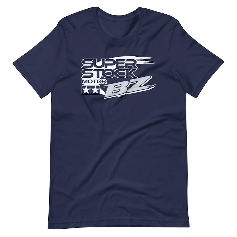 Tamiya Super Stock Bz Motor Vintage R/C Car Motor Label T-Shirt, Rc Lover, Rc Fan, Regalo Per Lui, Regalo Per Lei
