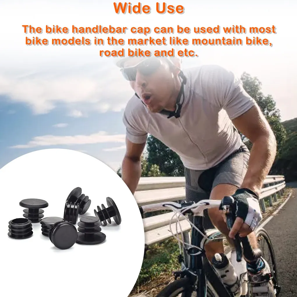 Pack of 10 Bike Handlebar Bar End Removable Universal Protective Cap