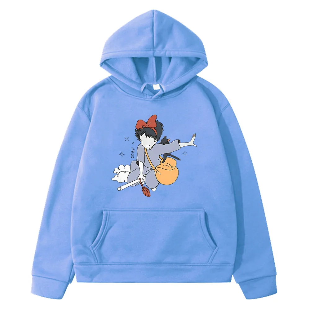 

Kiki's Delivery Service Hoodies Boys and Girls Sweatshirt with Hooded Sudaderas Long Sleeve Children Comfortable Clothing Kawaii
