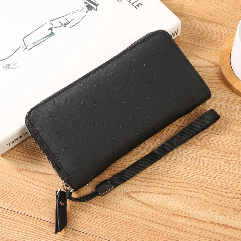 PUClutch bag women's wallet new high-end fashion zipper long wallet - 6
