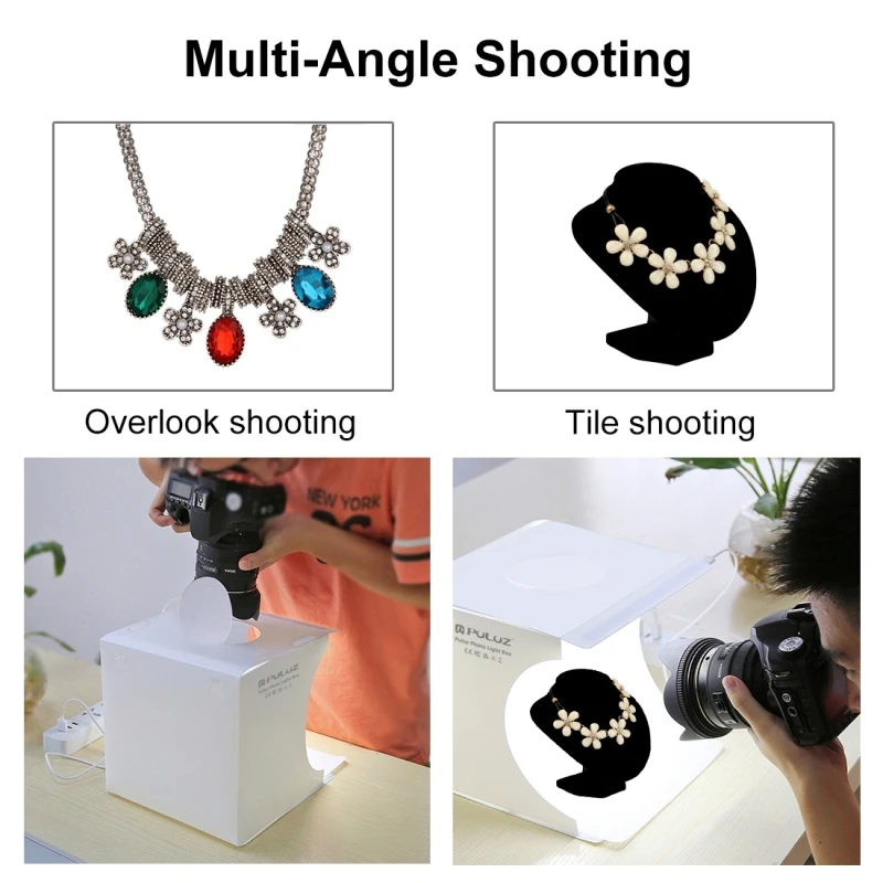 20*20cm Mini Folding Camera Photo Studio Soft Box Photography Light Tent kit lightroom Emart Diffuse Studio Softbox lightbox