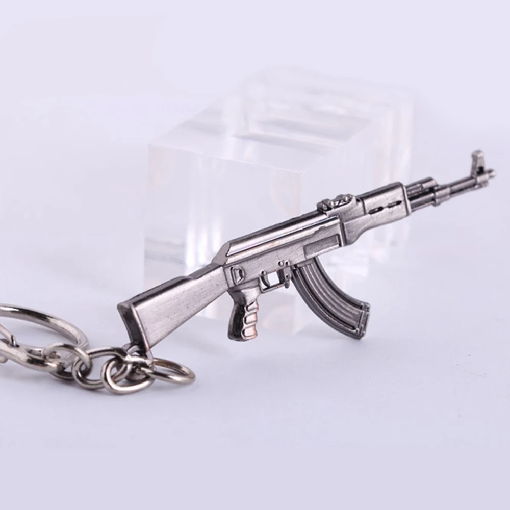 CS GO AK47 M16 Gun Keychain Men Trinket Counter Strike Saber Key Chain ...