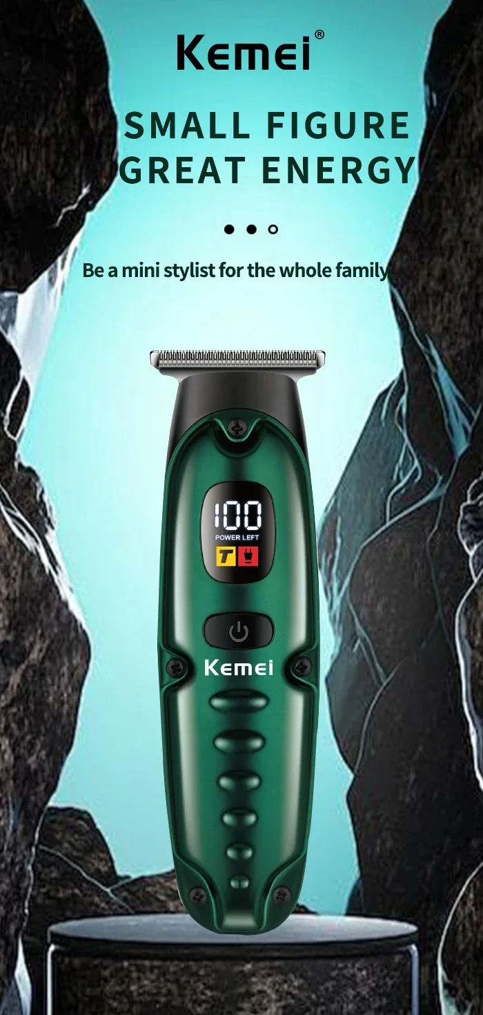 Kemei KM-2259 Rechargeable Hair Trimmer description image