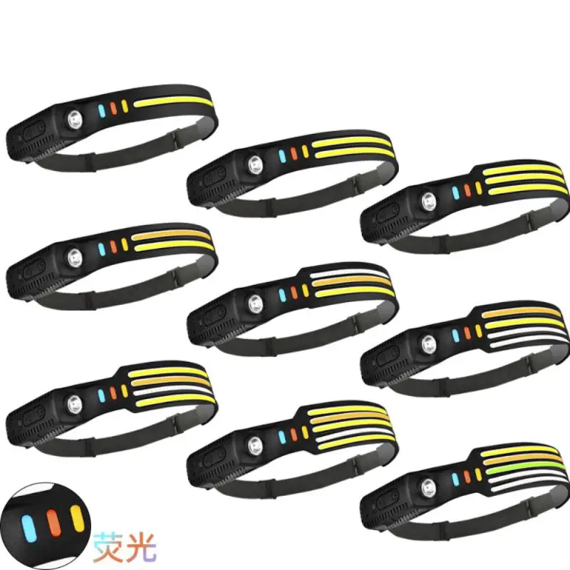 

Фонарь на голову со встроенным аккумулятором, USB C, 5 режимов