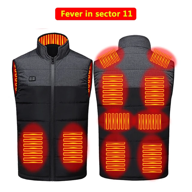 남녀공용 가열 재킷, USB 적외선, 가열 조끼